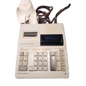 Vintage Texas Instruments TI-5130 Electric Calculator For Parts Not Working